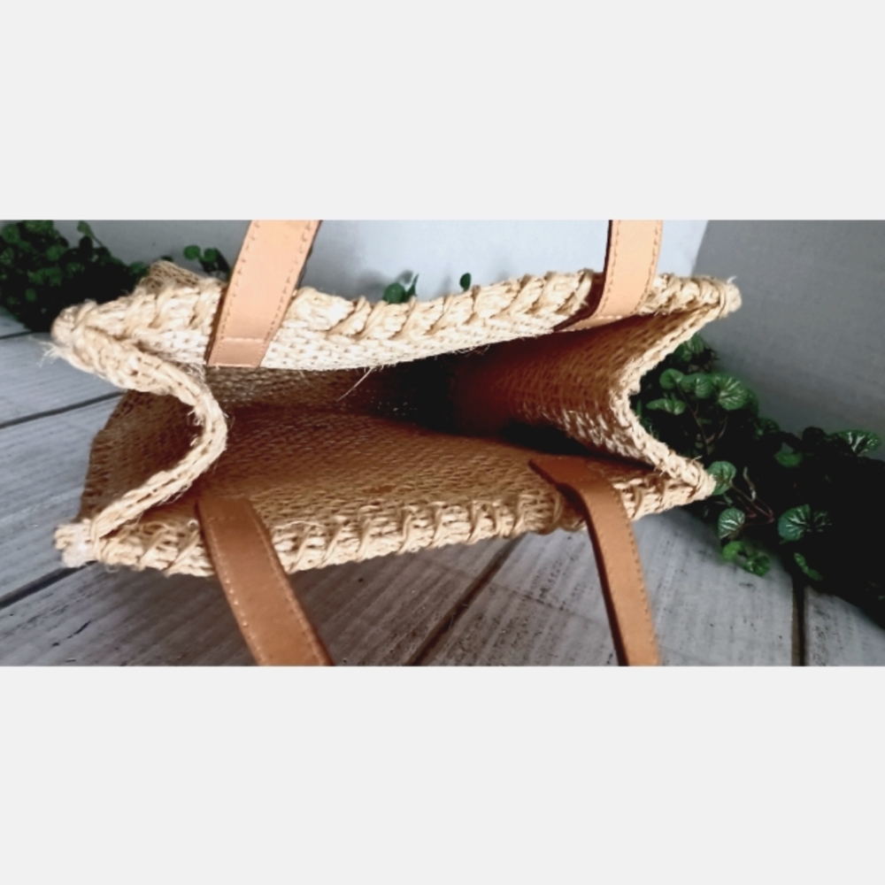 Ralph Lauren Tan Mini Bag with Multicolor Patch - Picture 13 of 15